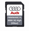 Polskie Menu + Lektor do Audi MMI 3G High HNav – KARTA SD