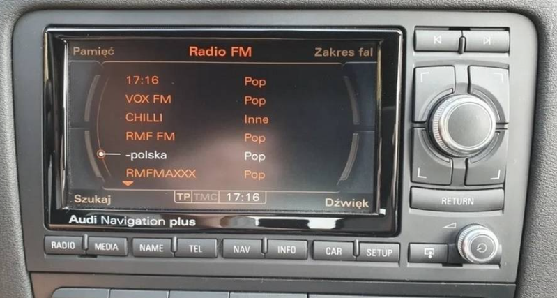 POLSKIE MENU RNS-E A3 A4 A6 Q7